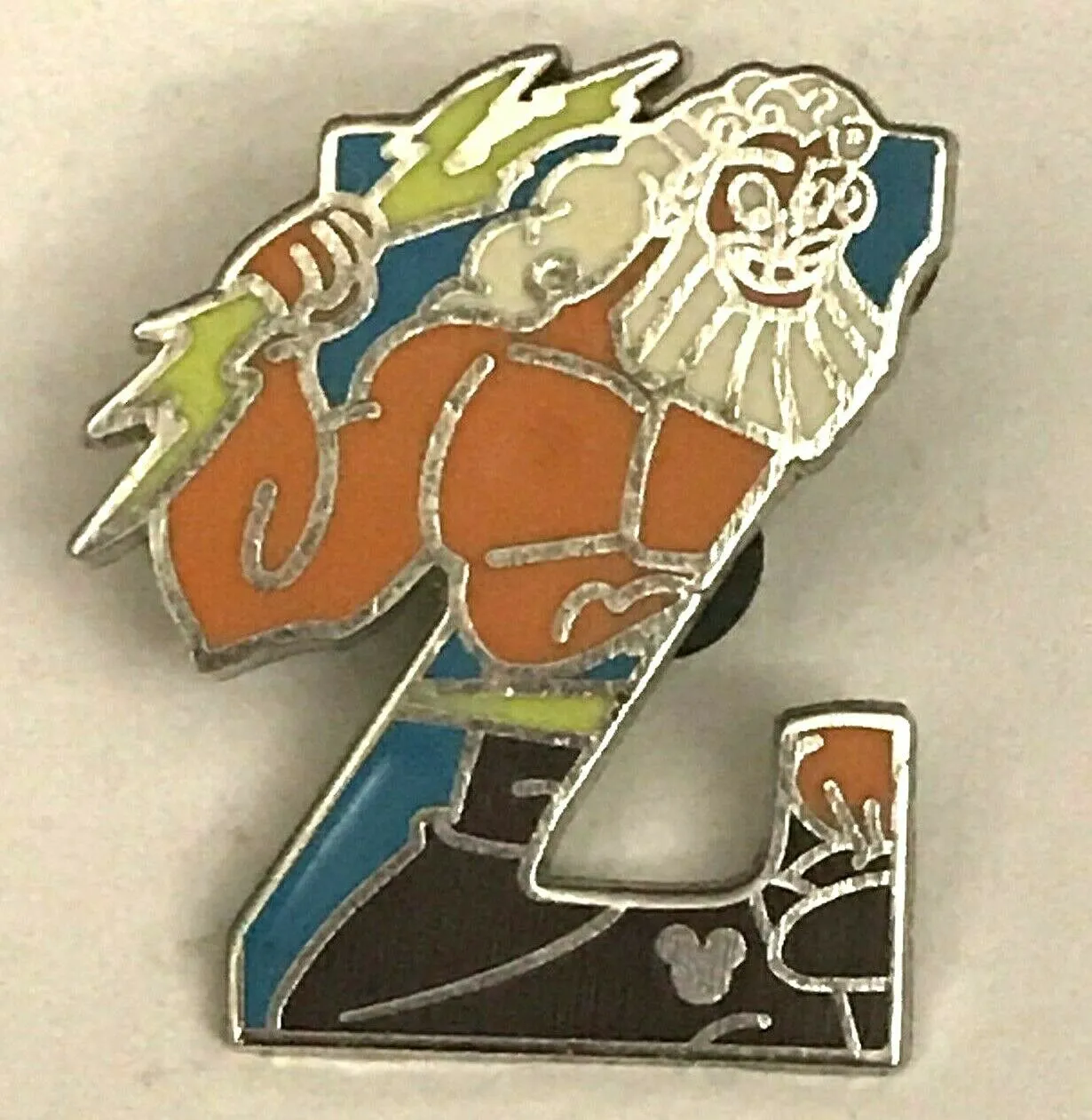 2011 Hidden Mickey - Alphabet Letter Collection - Z For Zeus Disney Pin 82348