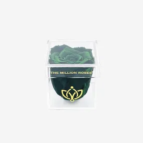 Acrylic Single Box | Dark Green Rose