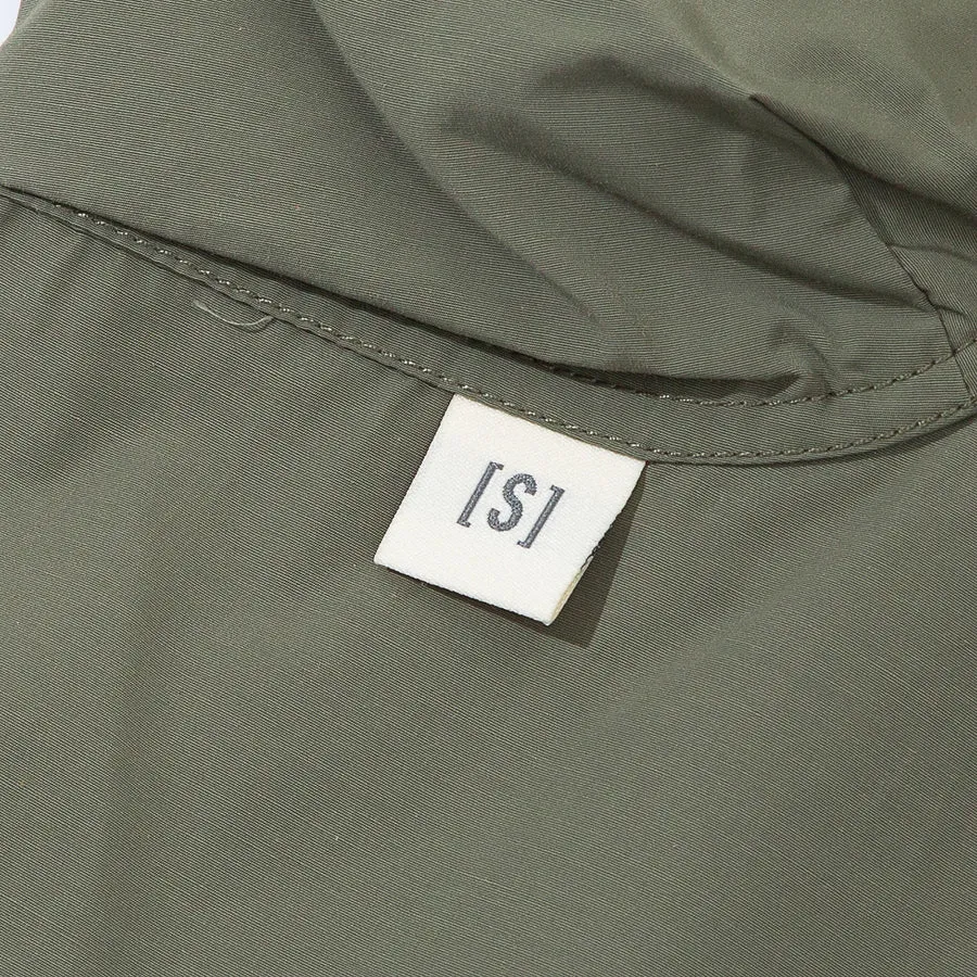 A[S]USL BELTED NYLON POCKET SHORTS-LIGHT OLIVE