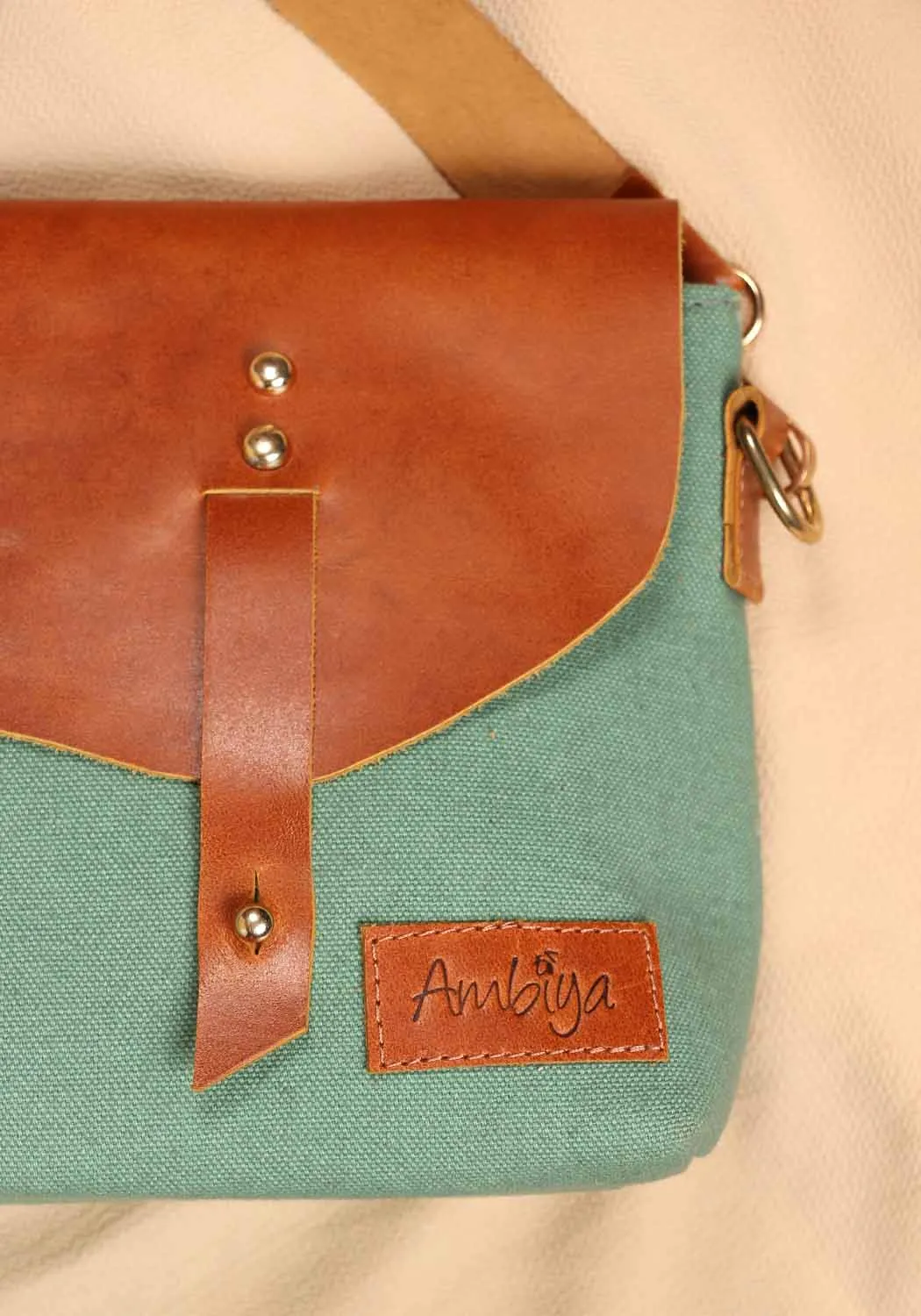 Aurora Canvas Fabric Sling Bag