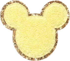 Banana Disney Mickey Mouse Glitter Patch