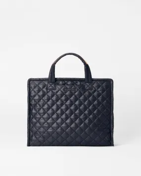 Black Medium Metro Box Tote