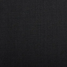 Black Plain Twill Onyx Super 100's Luxury Jacketing And Suiting's