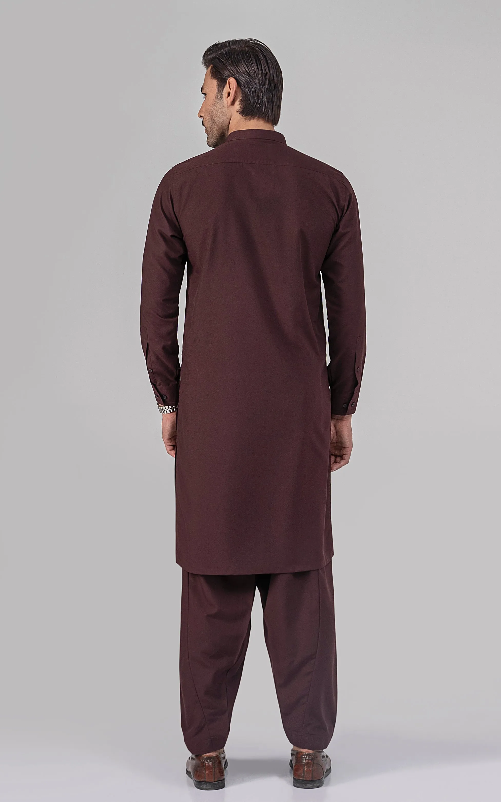 BLENDED WASH & WEAR - SIGNATURE COLLECTION MAROON