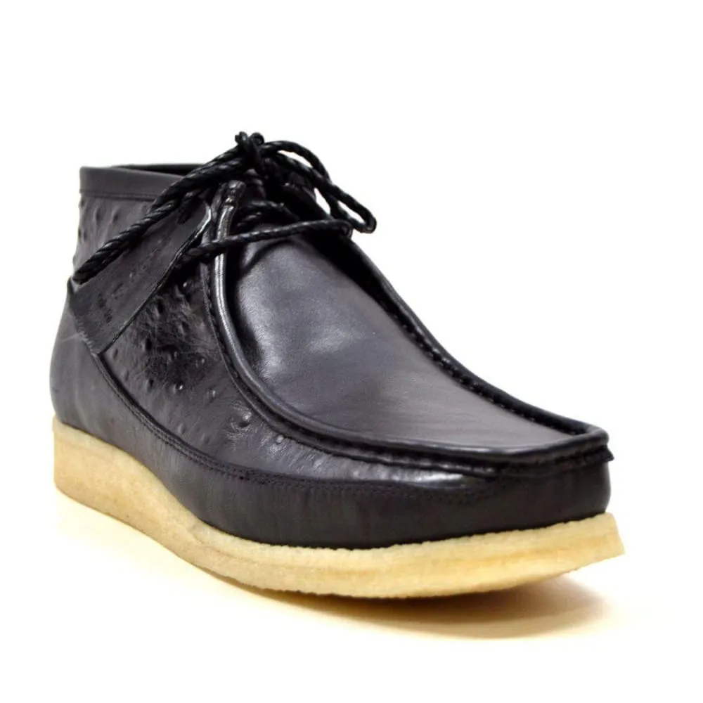 British Walkers Walker 100 Limited Edition Men's Ostrich Leather Wallabee Boots