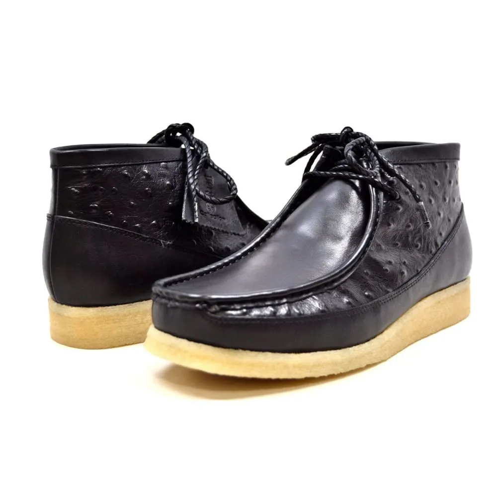 British Walkers Walker 100 Limited Edition Men's Ostrich Leather Wallabee Boots