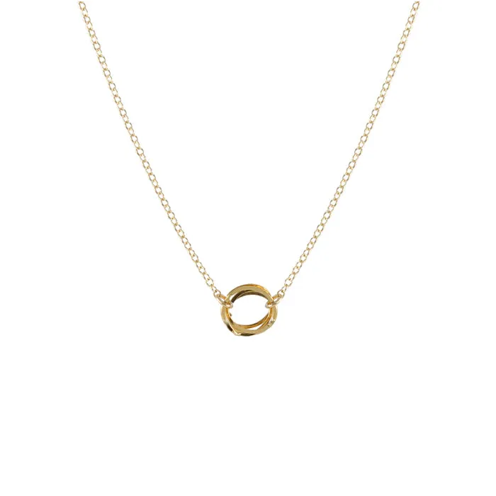 Clustered Circle Necklace