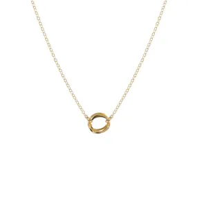 Clustered Circle Necklace