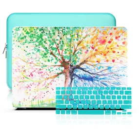 Exclusives MacBook Case Set - Protective Four Seasons Tree