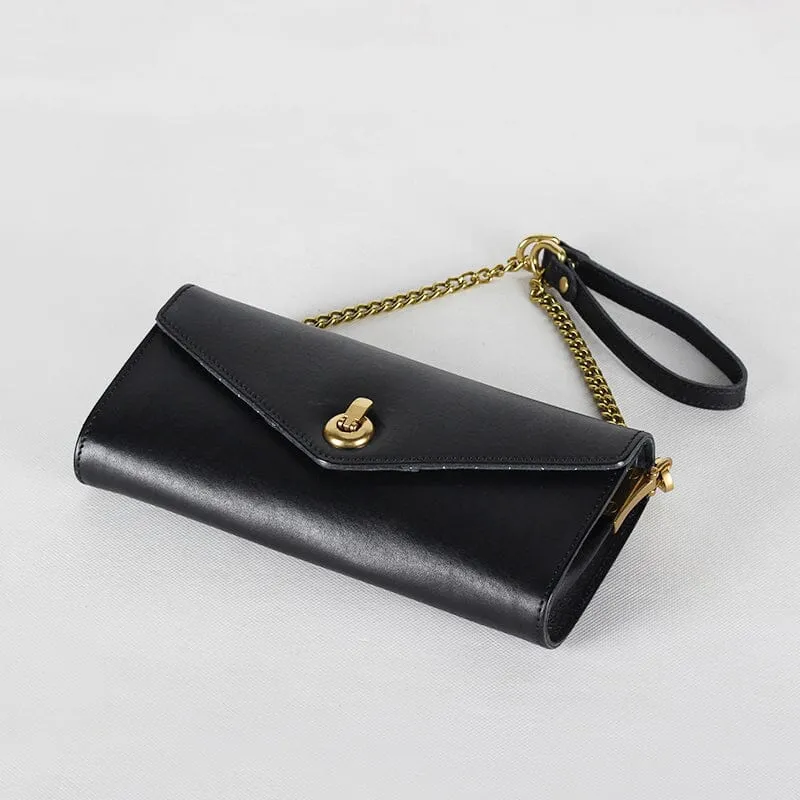 Fashion Retro Leather Shoulder Chain Women's Bag