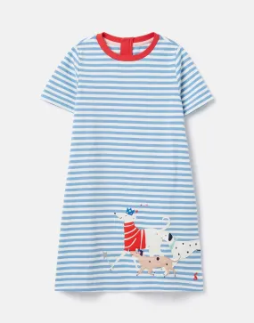 Girl Rosalee Short Sleeve A-Line Dress | Joules