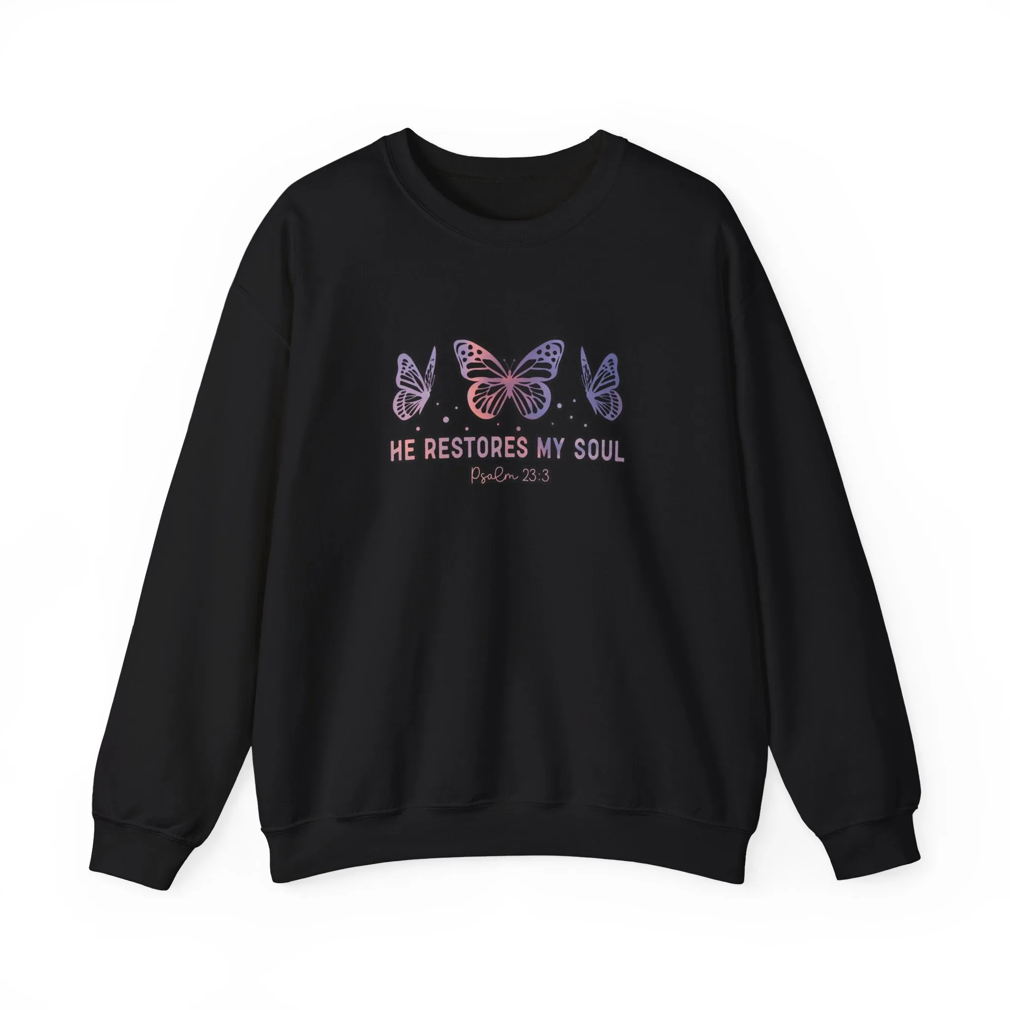 He Restores Faith Unisex Heavy Blend™ Crewneck Sweatshirt