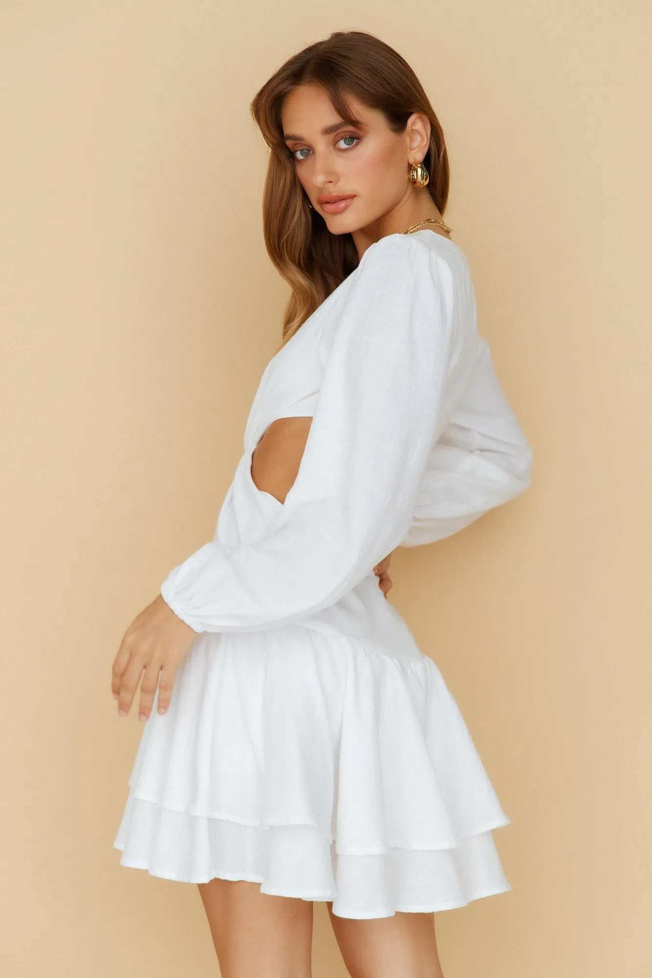 HELLO MOLLY Loving Visions Dress White