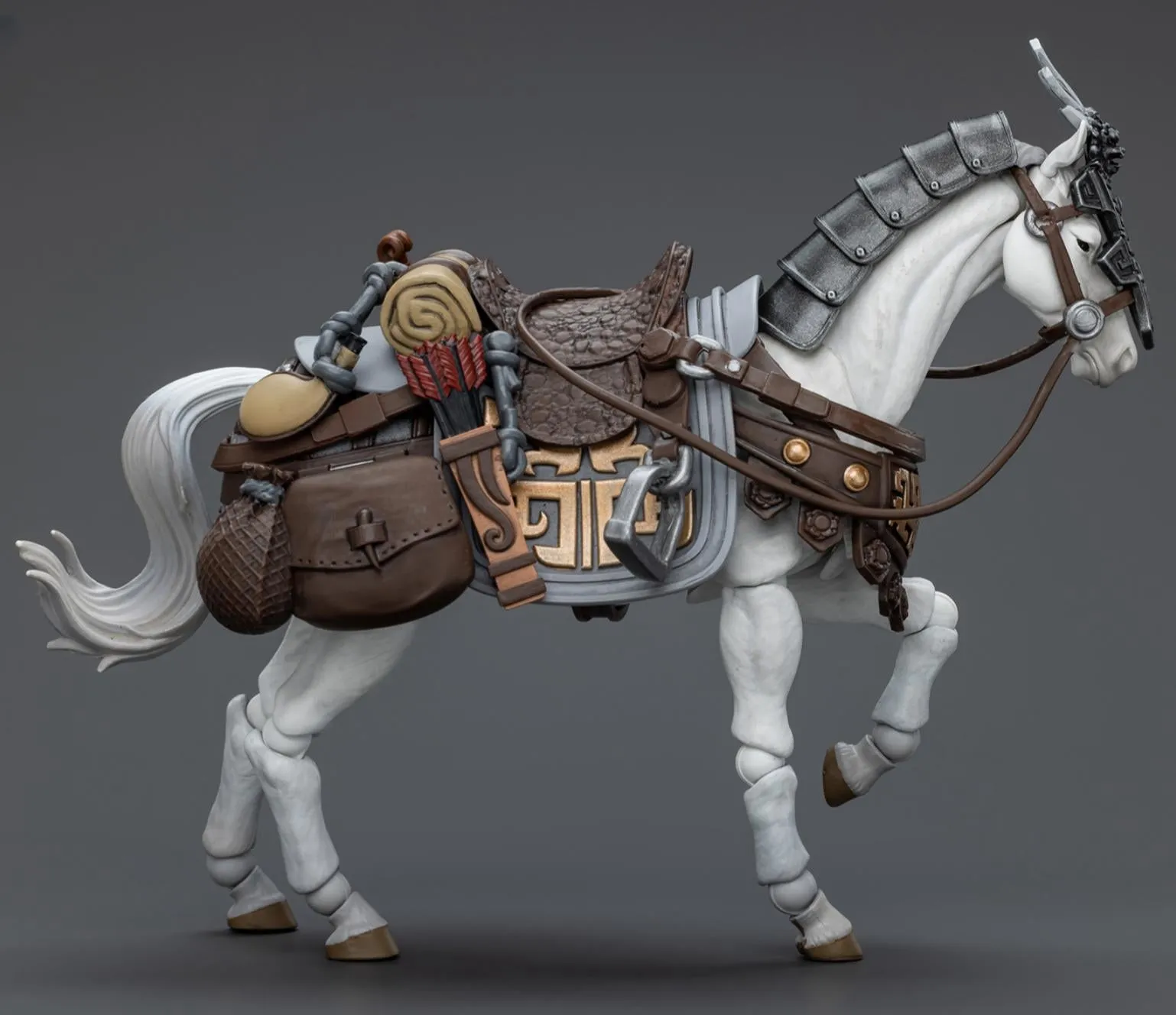 HiPlay JoyToy Dark Source: JiangHu Northern Hanland Empire White Feather Armored Horse Action Figures