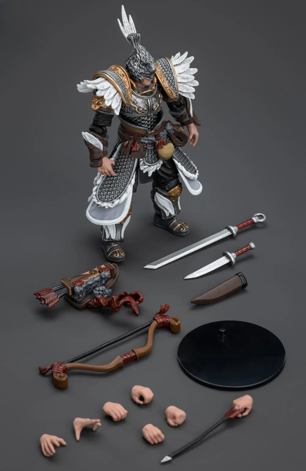 HiPlay JoyToy Dark Source: JiangHu Northern Hanland Empire White Feather Snowfield Archery Cavalry Action Figures