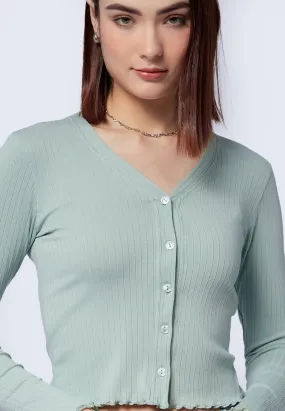 Lettuce Hem Long Sleeve Top