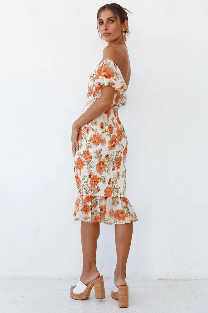 Looking Out Midi Dress