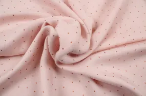 Luxury Viscose Twill -  Printed Dots - 7 colors available