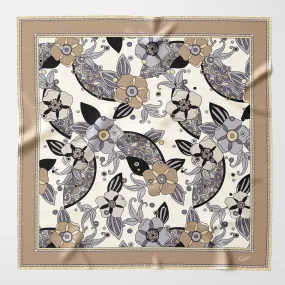 Martino - Silk Pocket Square - Sand