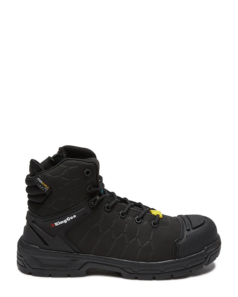 Quantum Zip Side Safety Boot - Black