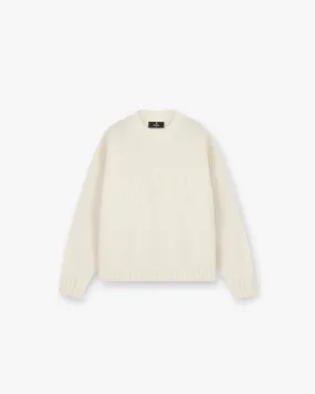 Rep Knit Jumper - Oat