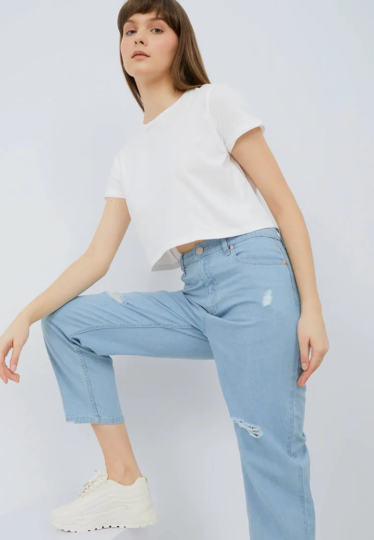 Short Sleeve Cropped T-shirt